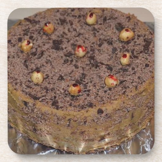 wortelcake bier onderzetter (Voorkant)