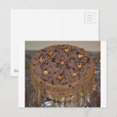 wortelcake briefkaart (Voorkant / Achterkant)