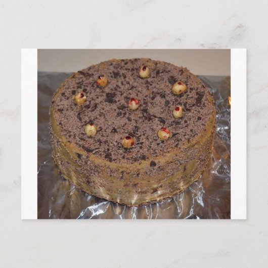 wortelcake briefkaart (Voorkant)
