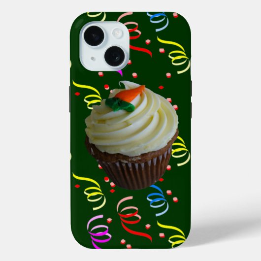 wortelCake Cupcake met Confetti Case-Mate iPhone Case (Achterkant)