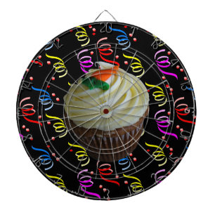 wortelCake Cupcake met Confetti Dartbord