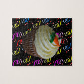 wortelCake Cupcake met Confetti Legpuzzel (Horizontaal)