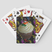 wortelCake Cupcake met Confetti Pokerkaarten (Achterkant)