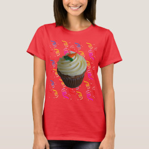 wortelCake Cupcake met Confetti T-shirt