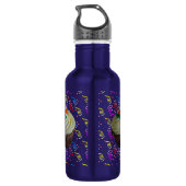 wortelCake Cupcake met Confetti Waterfles (Achterkant)