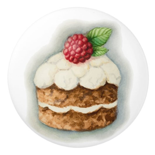 wortelcake ladeknop keramische knop (Voorkant)