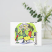 Wortelchirurgie Funny Medical Cartoon Briefkaart (Staand voorkant)