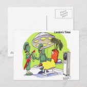 Wortelchirurgie Funny Medical Cartoon Briefkaart (Voorkant / Achterkant)