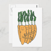 wortelen briefkaart (Voorkant / Achterkant)