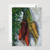 wortelen briefkaart (Voorkant / Achterkant)