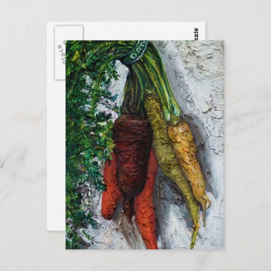 wortelen briefkaart (Voorkant / Achterkant)