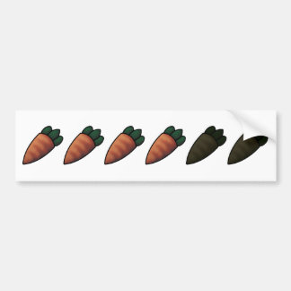 Wortelen! Bumpersticker