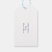 Wortelen en bloemen cadeaulabel (Achterkant)