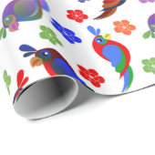 Wortelen en bloemen cadeaupapier (Rol Hoek)