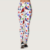 Wortelen en bloemen leggings (Achterkant)