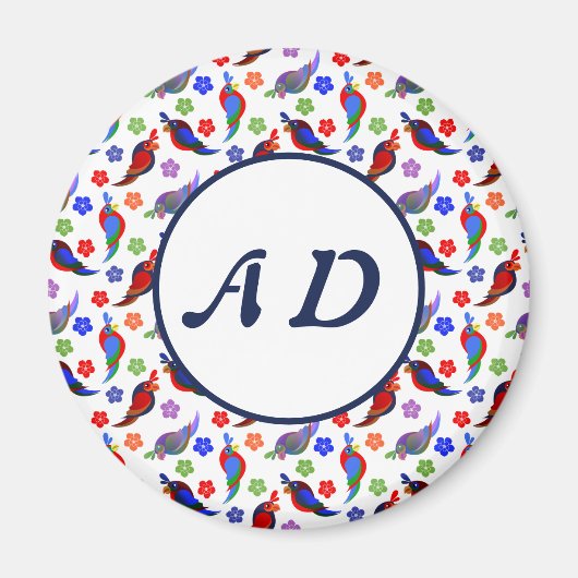 Wortelen en bloemen magneet (Voorkant)