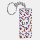 Wortelen en bloemen sleutelhanger (Voorkant Links)