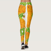 Wortelen en Erwten Leggings (Achterkant)