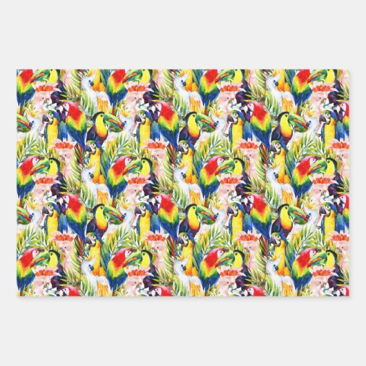 Wortelen en palmbladeren inpakpapier vel (Voorkant 3)