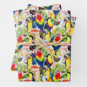 Wortelen en palmbladeren inpakpapier vel (In situ)