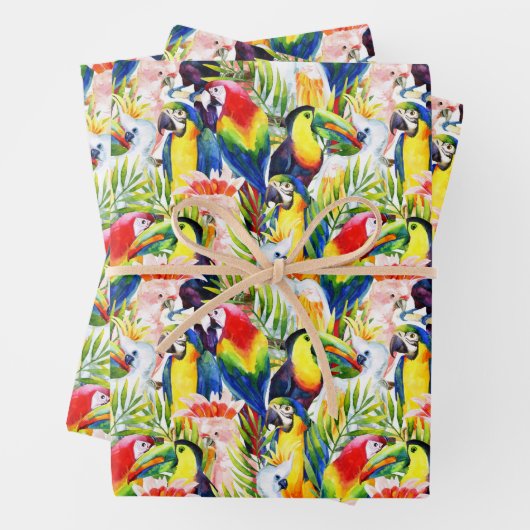 Wortelen en palmbladeren inpakpapier vel (In situ)