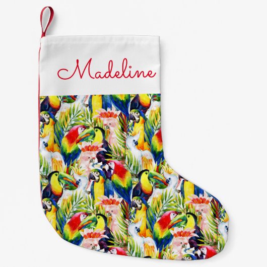 Wortelen en palmbladeren | Jouw namen toevoegen Kleine Kerstsok (Voorkant)