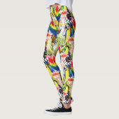Wortelen en palmbladeren leggings (Links)