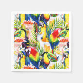 Wortelen en palmbladeren servet (Voorkant)