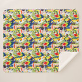 Wortelen en palmbladeren sherpa deken (Voorkant (horizontaal))