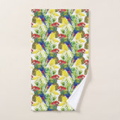 Wortelen en tropische vruchten bad handdoek (Handdoek)