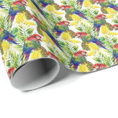 Wortelen en tropische vruchten cadeaupapier (Rol Hoek)