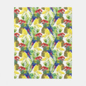 Wortelen en tropische vruchten fleece deken (Voorkant)