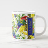 Wortelen en tropische vruchten | Jouw namen toevoe Grote Koffiekop (Rechts)