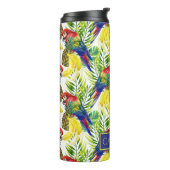 Wortelen en tropische vruchten | Jouw namen toevoe Thermosbeker (Gedraaid links)