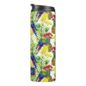 Wortelen en tropische vruchten | Jouw namen toevoe Thermosbeker (Geroteerd rechts)