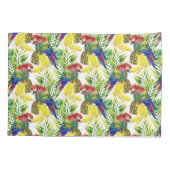 Wortelen en tropische vruchten kussensloop (Achterkant-Links)