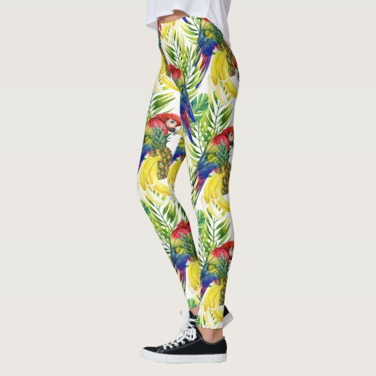 Wortelen en tropische vruchten leggings (Links)