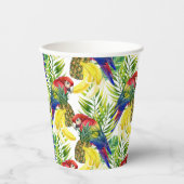 Wortelen en tropische vruchten papieren bekers (Voorkant)