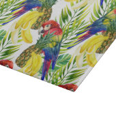 Wortelen en tropische vruchten snijplank (Hoek)