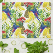 Wortelen en tropische vruchten theedoek (Gevouwen)