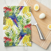 Wortelen en tropische vruchten theedoek (Quarter Fold)