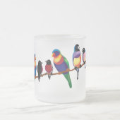 Wortelen en vinken matglas koffiemok (Center)