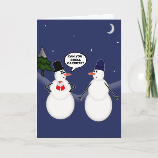 Wortelen Feestdagen Kaart (Voorkant)