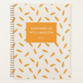 Wortelen Groenten gepersonaliseerd Planner (Voorkant)