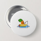 Wortelen in Boat Vissen met Geviste staaf Ronde Button 7,6 Cm (Voorkant /achterkant)