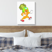 Wortelen in de Football Sport Canvas Afdruk (Insitu (Slaapkamer))