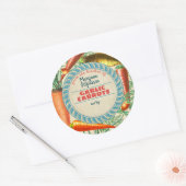 Wortelen inblikken gepersonaliseerd uit de keuken  ronde sticker (Envelop)
