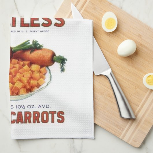  Wortelen Keukendoek Theedoek (Quarter Fold)