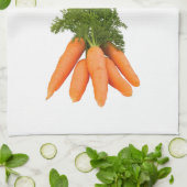'Wortelen' keukenhanddoek (Gevouwen)