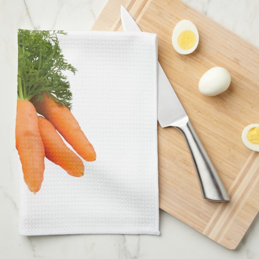'Wortelen' keukenhanddoek (Quarter Fold)